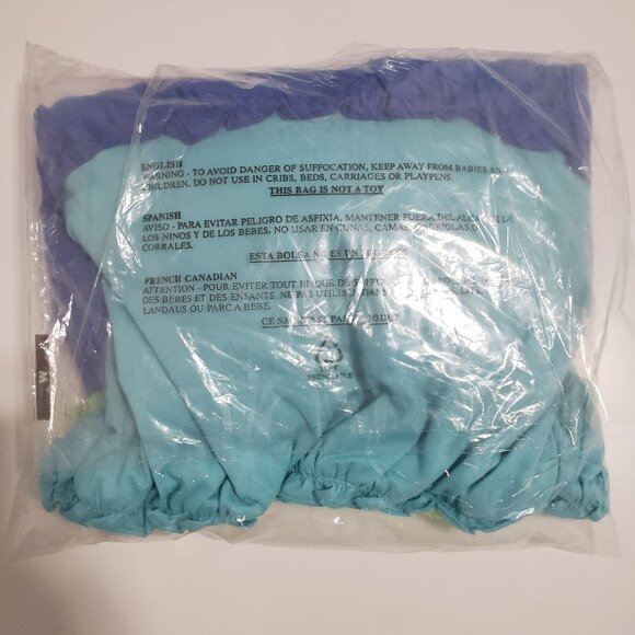 NWT Zunie Girl 2 Pack Knit Dress Blue and Green -‎ Size Medium - Picture 6 of 9